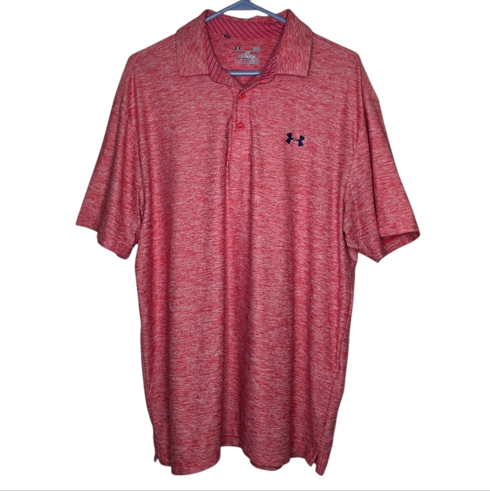Under Armour Heatgear Golf Shirt Size Large